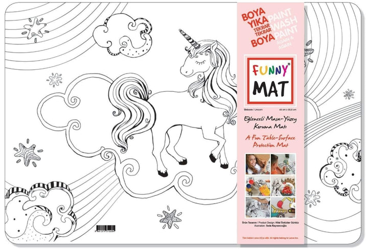 Akademie Kinder Funny Mat Unicorn