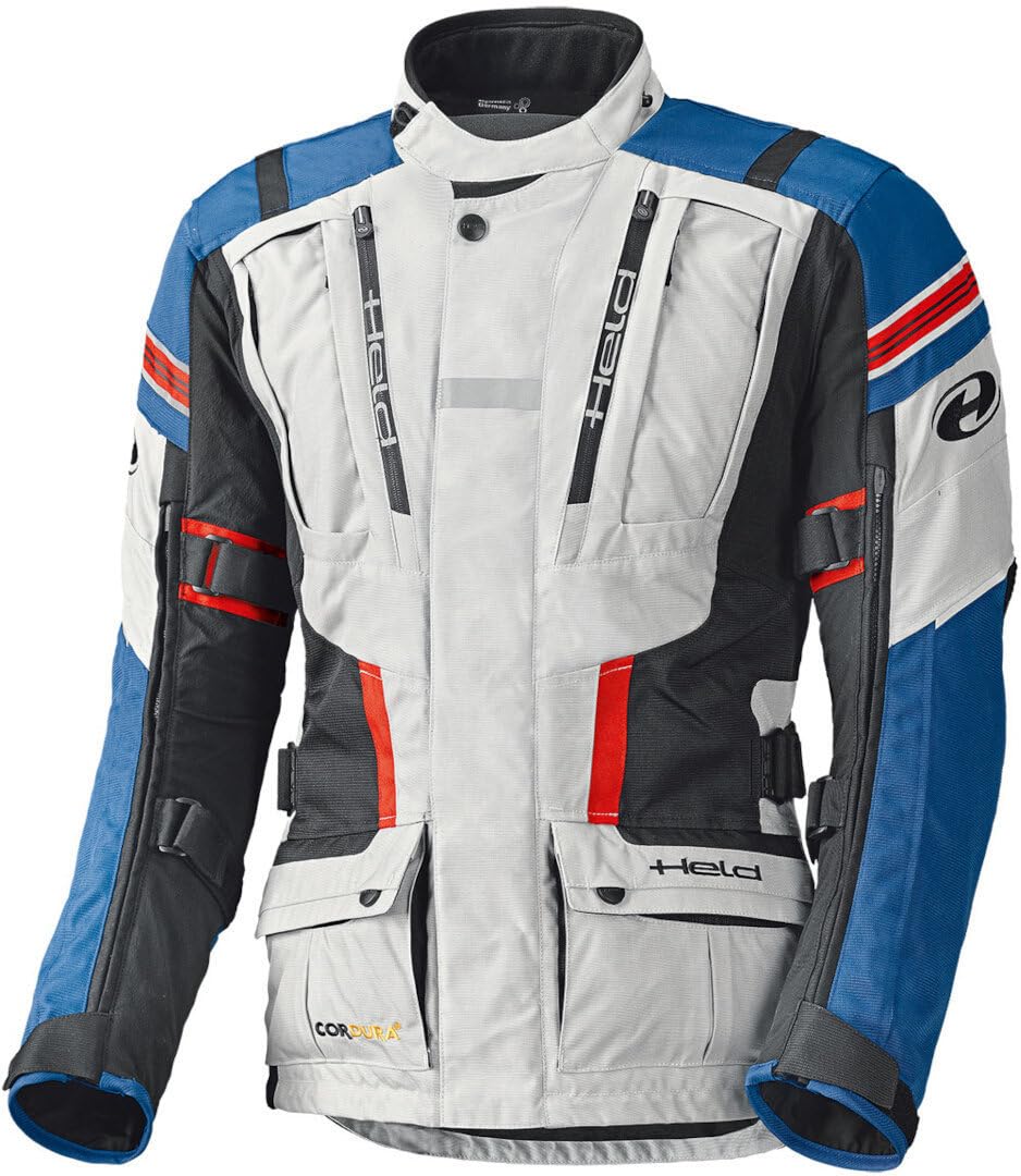 Held Hakuna II Damen Textiljacke - Wasserdicht - Atmungsaktiv - Viel Stauraum XL Blau, XL Blau