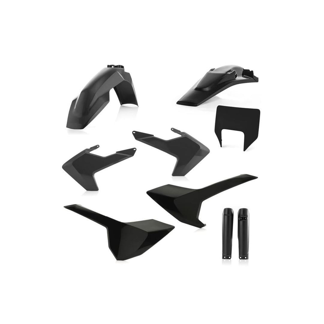 FULL KIT PLASTIC HUSQVARNA TE/FE 19 SCHWARZ