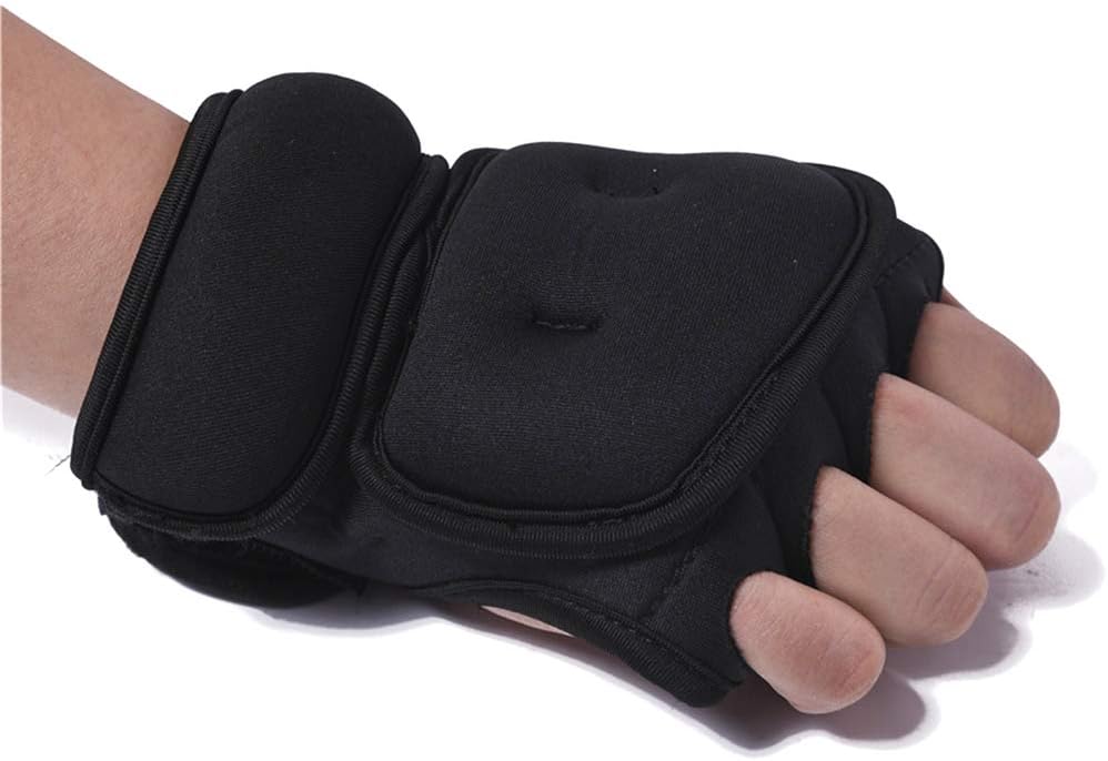 Gewichtete Handschuhe, 1 kg, Sandsack, Gewichtshandschuhe, Trainingshandschuhe mit Handgelenkstütze,