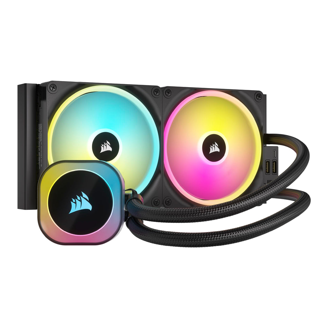 CORSAIR iCUE LINK H115i RGB Flüssig-CPU-Kühler - 280mm AIO - QX140 RGB-Lüfter - Passend Für Intel® L