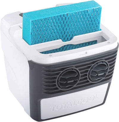 TOTALCOOL 3000 – Tragbarer Verdunstungsluftkühler 12 V/24 V/AC – Wohnwagen – Wohnmobil – Bootfahren