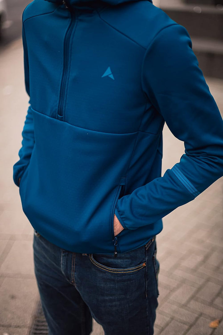 Altura Grid Softshell Half Zip Herren Blau/Grau S, Blau/Grau S