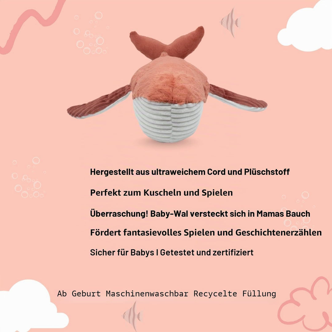 Les Déglingos PTIPOTOS by Gravillou La Balea – Plüschtier Mama und Ihr Baby – Geschenkidee zur Gebur
