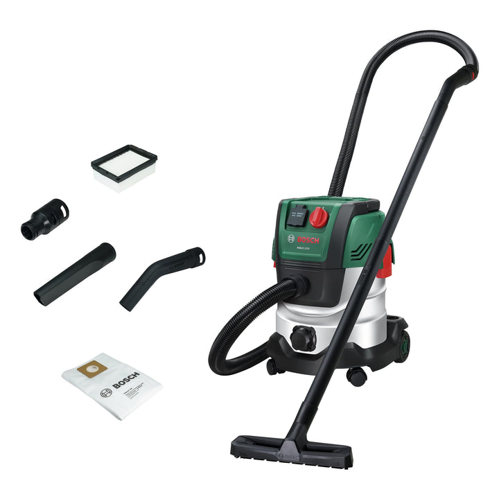 Bosch kabelgebundener Sauger PAS20-220P (Verlängerungsrohre (Kunststoff), Saugschlauch 2,2 m, Griff-