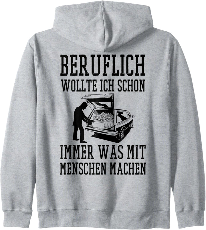 Bestattungsfachkraft Friedhof Geburtstag witzige Bestatter Kapuzenjacke