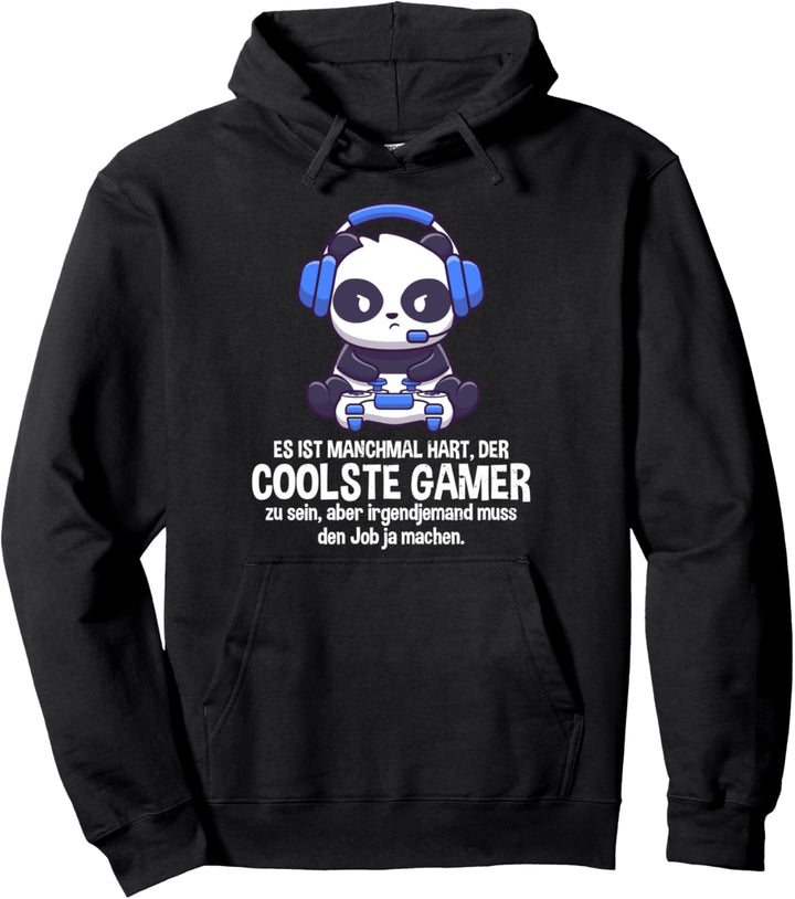 Coolster Gamer Geschenk Controller Headset Zocker Spruch Pullover Hoodie