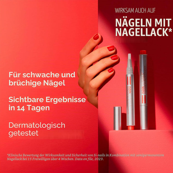 ISDIN SI-NAILS Nagelstärker für gesunde Nägel | Spendet Nägeln und Nagelhaut Feuchtigkeit | Härtet d