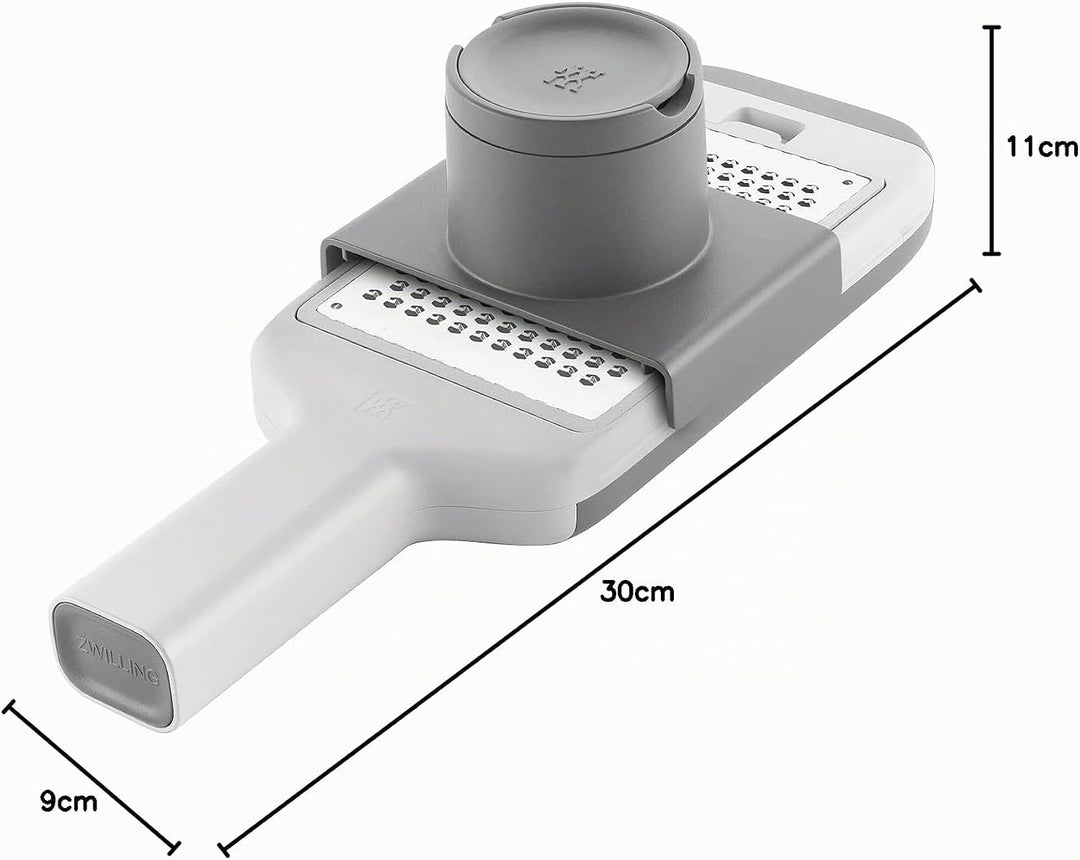 ZWILLING Z-Cut Multi-Reibe, Multifunktional, Edelstahl, 4 austauschbare Klingeneinsätze, Zwei-Wege-R
