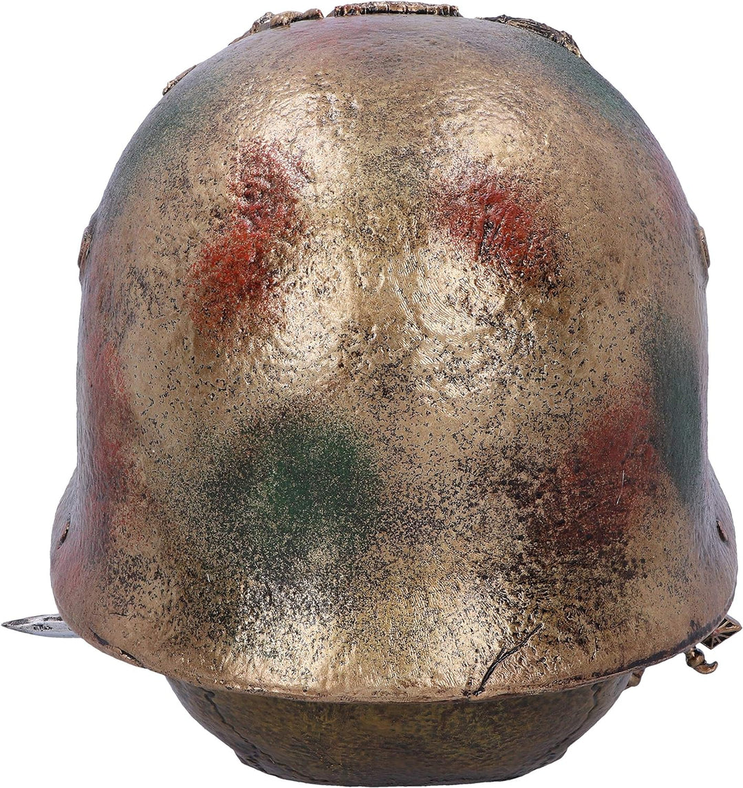 Nemesis Now Schmuckkästchen mit Totenkopf-Logo, 17,5 cm, goldfarben