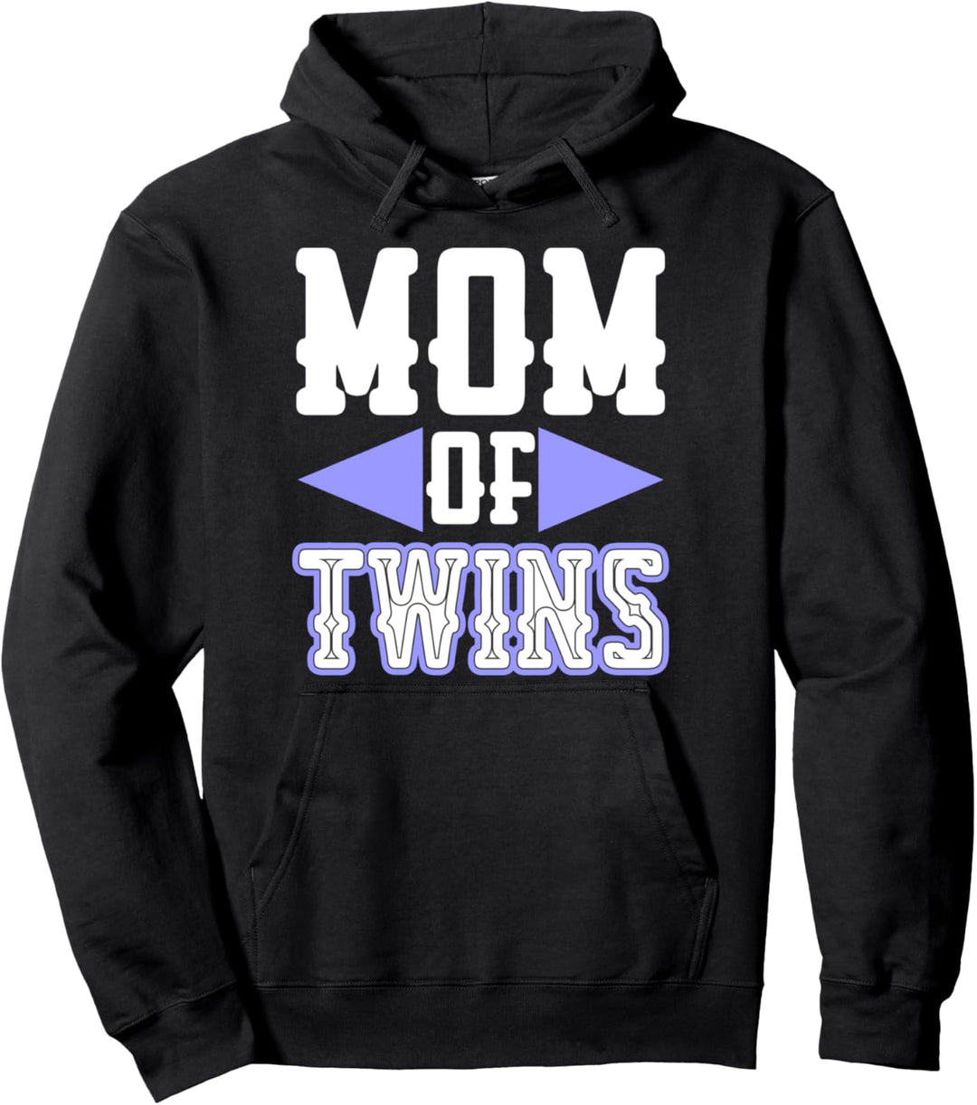Mom Of Twins Mama von Zwillingen Lustige Zwillingsmama Pullover Hoodie