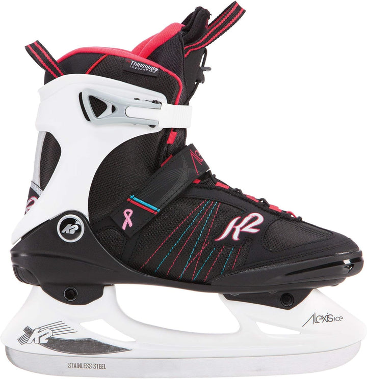 K2 Damen Alexis Ice Pro Skates 36 Schwarz/Weiss/Rot