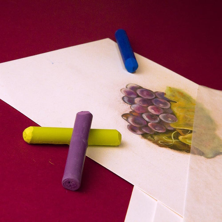 Clairefontaine 96010C Packung (mit 5 Zeichenbögen Pastelmat, 50 x 70 cm, 360 g, ideal für Trockentec