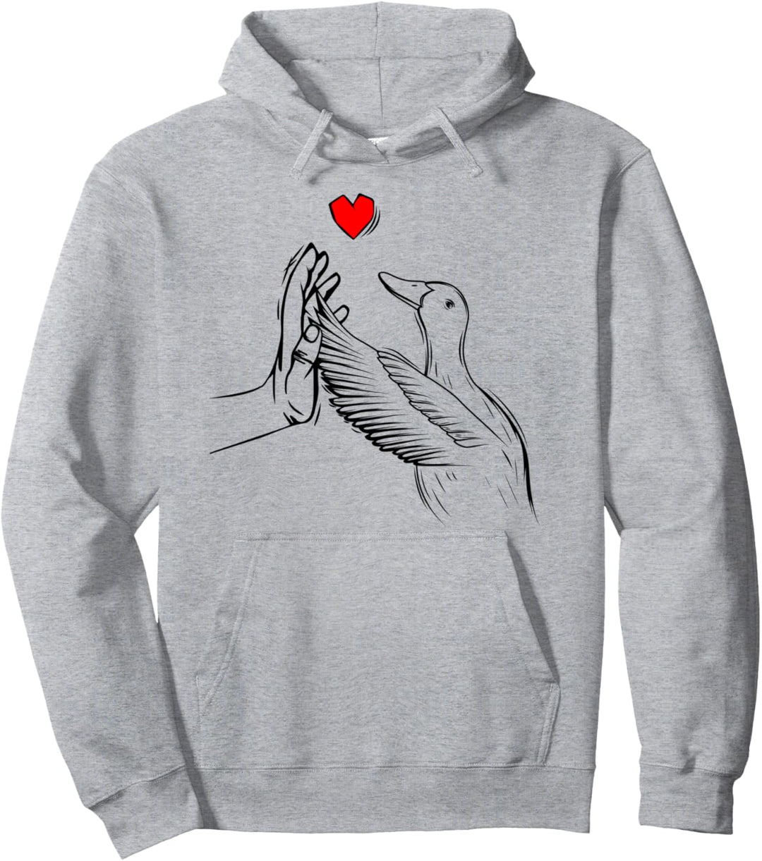 Enten Liebe Ente Pullover Hoodie