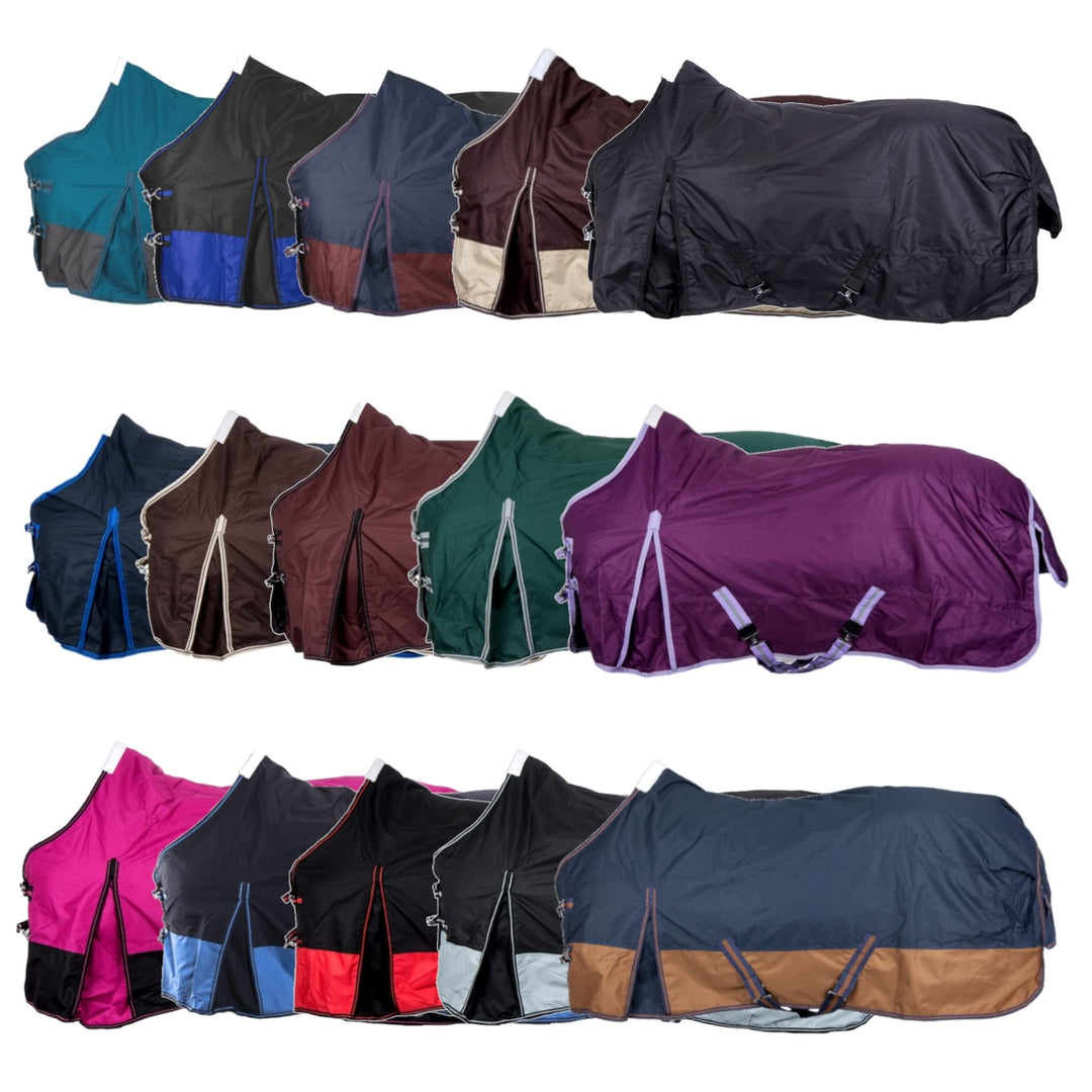 RL24 - Weidedecke Winterdecke 600D BASICLINE mit Nylonfutter, Polarfleecefutter oder Füllung in 100g