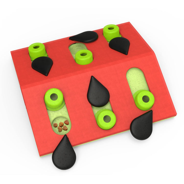 Nina Ottosson von Petstages Melon Madness Puzzle & Play - Leckerli-Denkspiel für Katzen - interaktiv