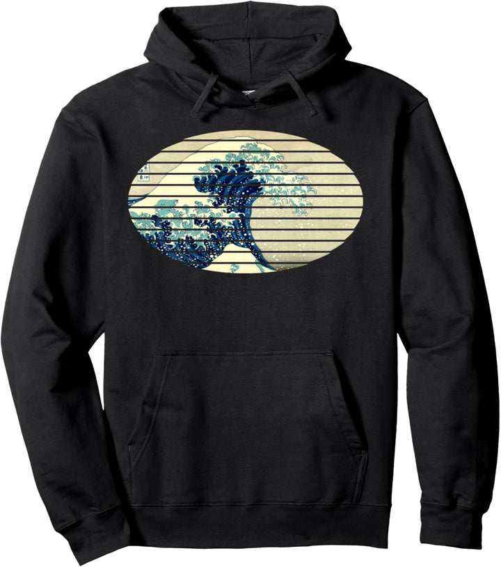 Berühmte Klassische Japanische Kunst "Grosse Welle" Stilvoll Pullover Hoodie