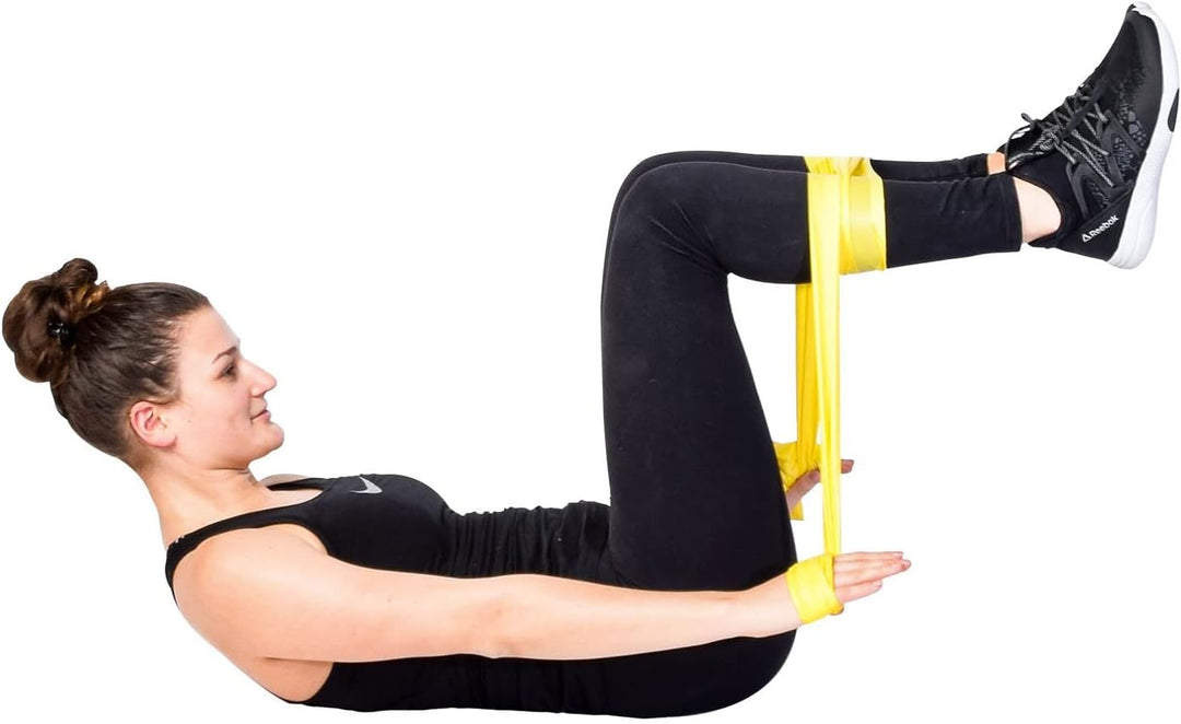 DITTMANN Body Band Fitnessband Gymanstik Expander Kraft 25m gelb (leicht)
