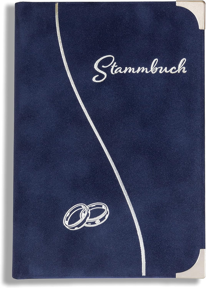 Stammbuch Klemmschiene blau Anelli Hochzeit Standesamt