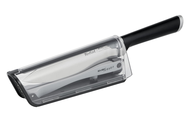 Tefal Ever Sharp Kochmesser 16,5 cm mit integriertem Schärfen, exklusive Guisationstechnologie (Pate