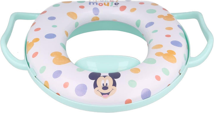 Stor Disney Mickey Mouse Toilettenverkleinerer für Kinder, aus BPA-freiem Kunststoff, mit zwei Griff