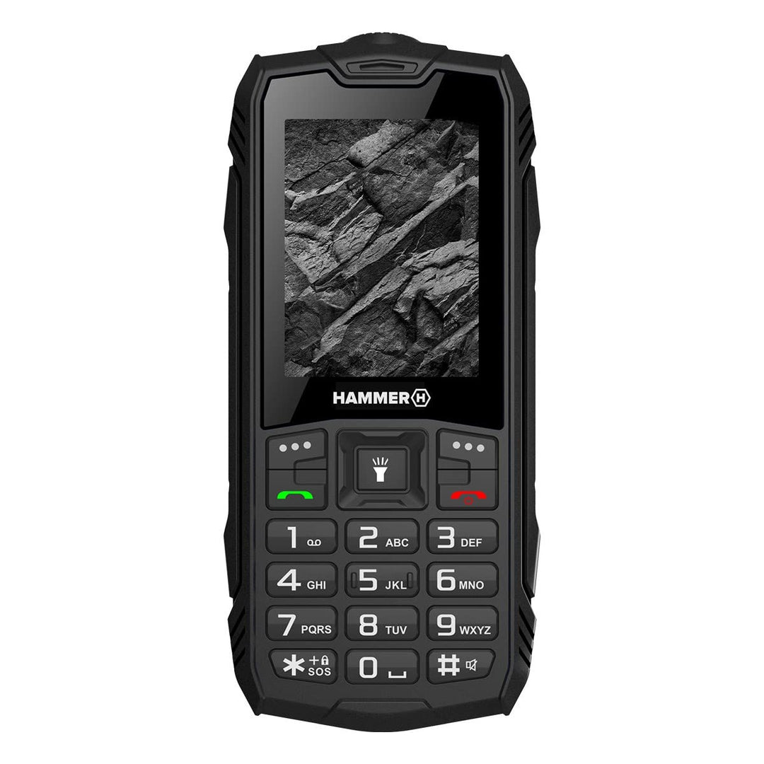 HAMMER H Rock Handy ohne Vertrag, 2.4 Zoll Farbdisplay, Robust, Mega Batterie 1800 mAh, (IP68), Stos