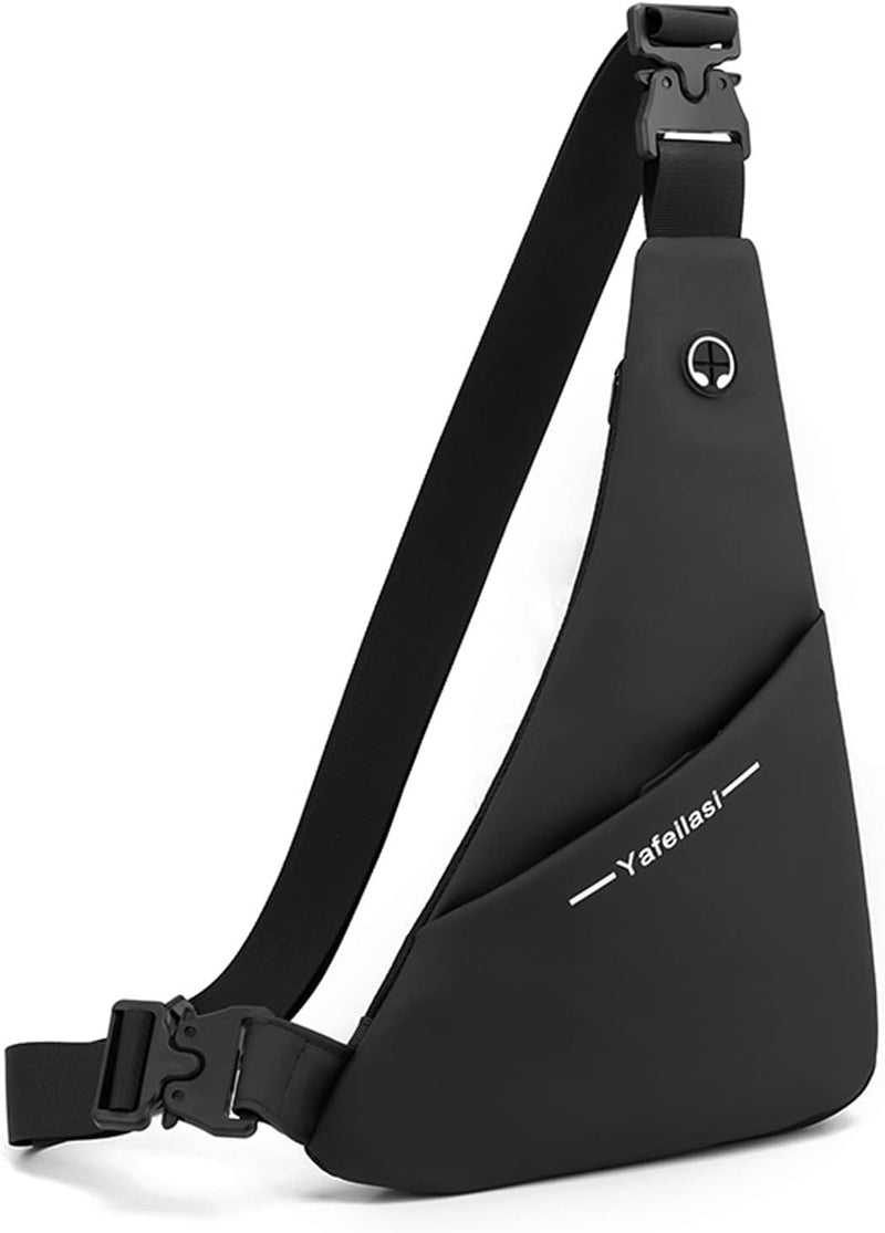 FANDARE Ultraleicht Brusttasche Schultertasche Herren Sling Chest Bag Wasserdicht Beidseitig Umhänge