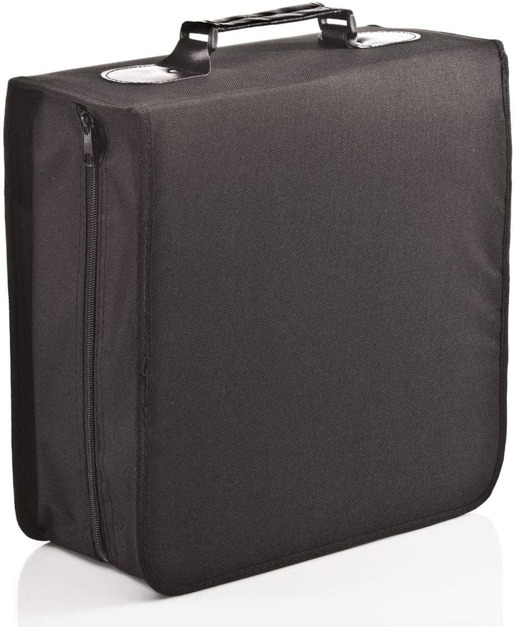 GOODS+GADGETS CD-Wallet/Mappe & DVD-Tasche aus robustem Nylon und Zwischenseiten aus Stoff, Disc-Org