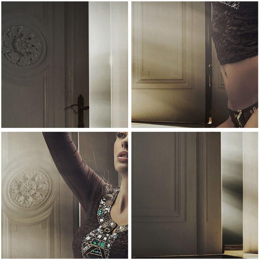 Bilder auf Leinwand Schönheit Club Kosmetik Disco Leinwandbild mit Rahmen 45x80cm Wandbilder Dekorat