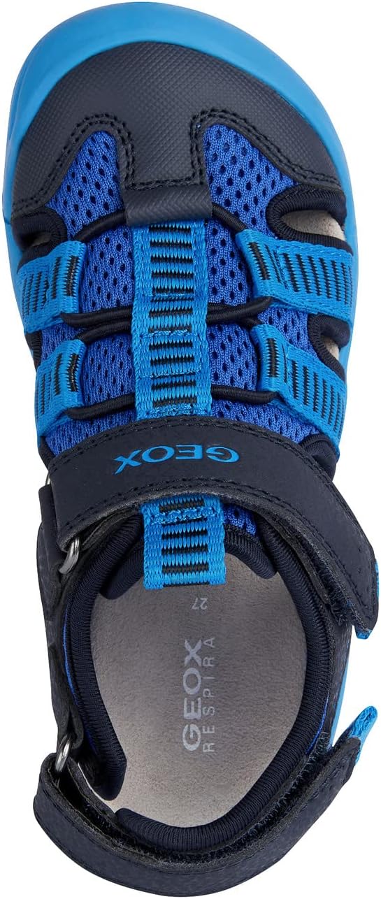 Geox Jungen Jr Kyle A Geschlossene Sandalen 24 EU Navy Royal, 24 EU Navy Royal