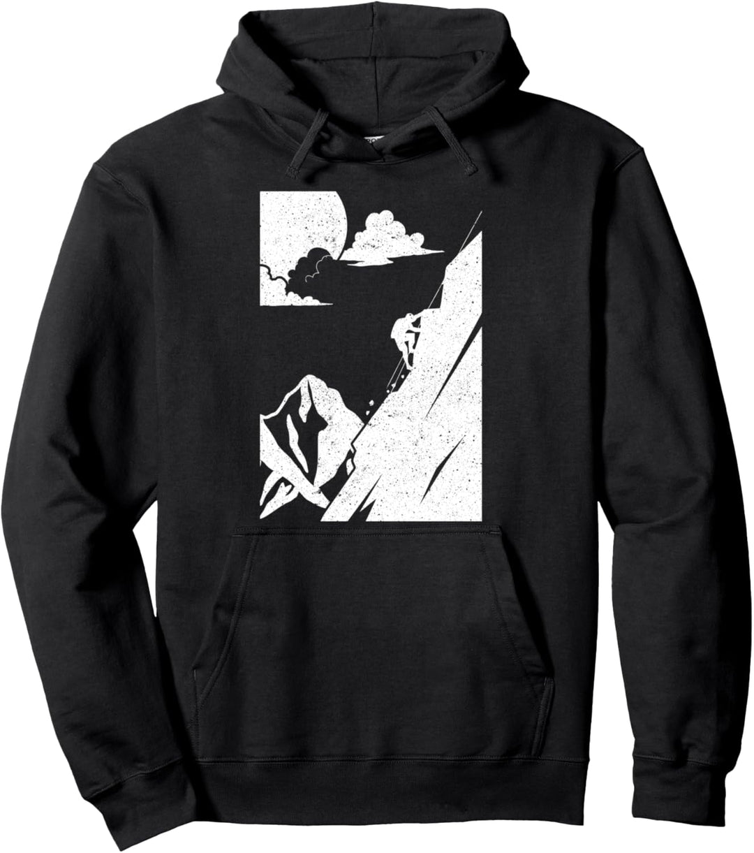 Wandern Bergsteigen Berge Natur Vintage Klettern Geschenk Pullover Hoodie