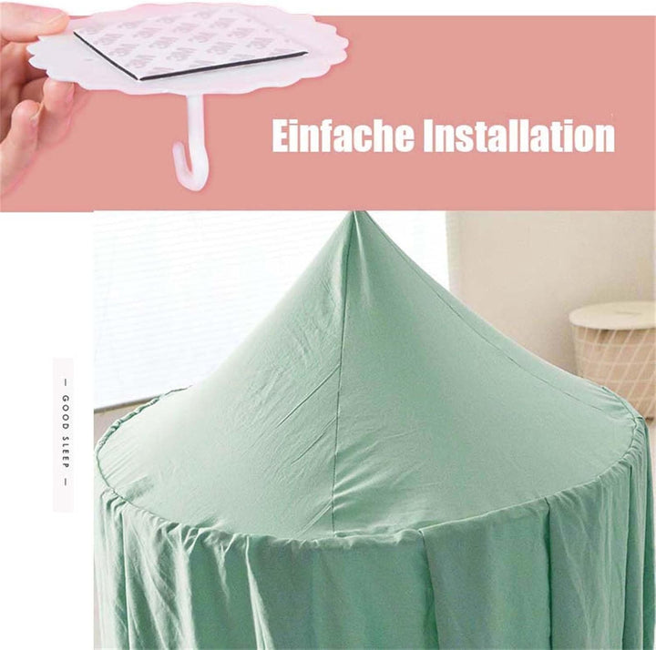 Betthimmel Babybett, Kinder Moskitonetz Spitze Baldachin, Mädchen Prinzessin Himmelbett Bettvorhang