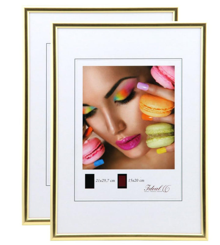 IDEAL TREND New Lifestyle Set Bilderrahmen Wanddeko Collage Poster Rahmen 2er 3er 5er Pack: Farbe: 2