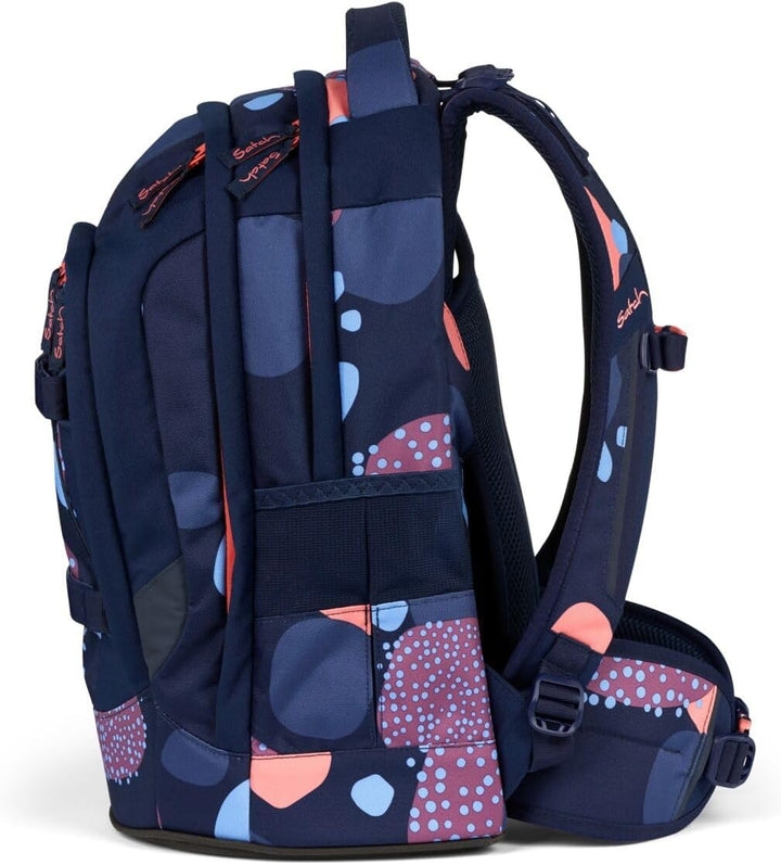 Satch Pack Schulrucksack Set 3tlg. inkl. Schlamperbox und Sportbeutel (Coral Reef), Coral Reef