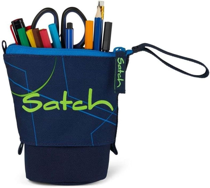 Satch Match Pencil Slider Edition Schulrucksack Set 3tlg. inkl. Sporttasche Blue Tech, Blue Tech