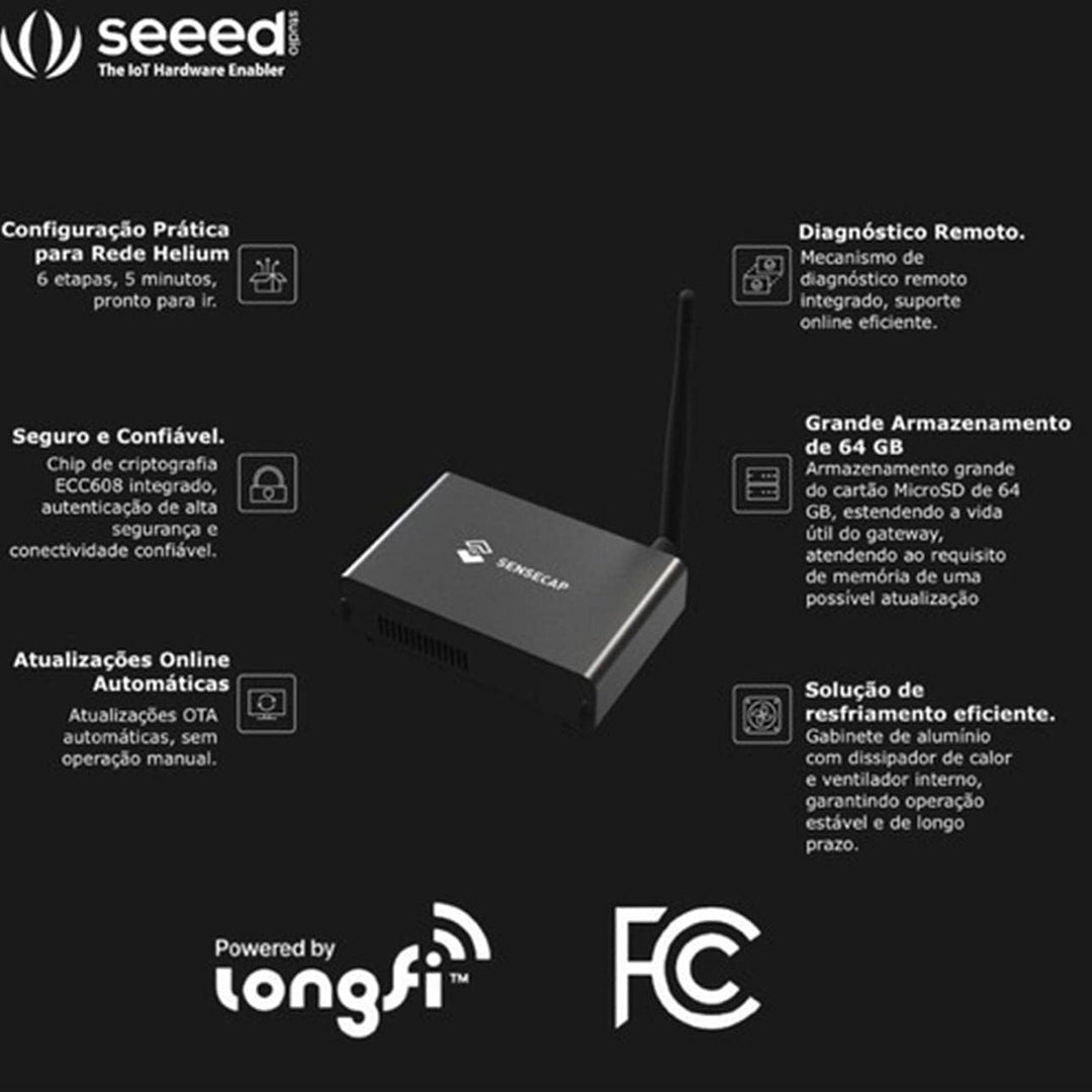 M1 LoRaWAN Heliumcrypto Miner für den Innenbereich, US915