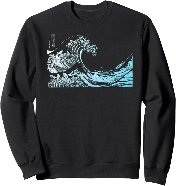 Berühmte Japanische Kunst "Grosse Welle" Hokusai Stilvoll Sweatshirt