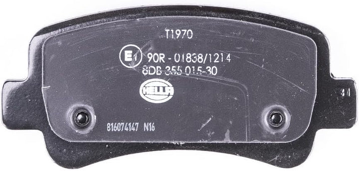 HELLA PAGID 8DB 355 015-301 Bremsbelagsatz - T1970 - Dicke/Stärke: 18.1mm - Bremssystem: Brembo - mi