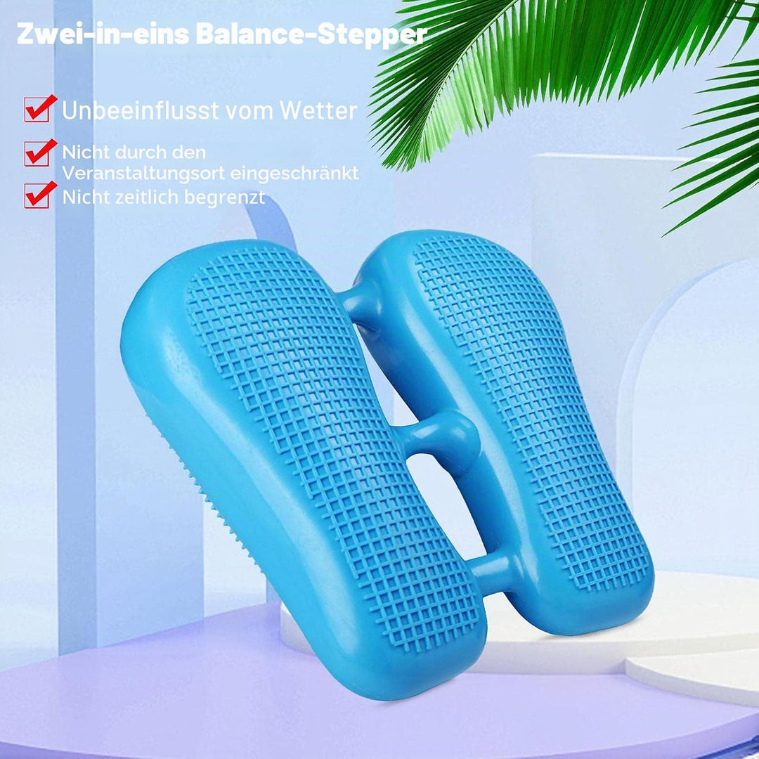 Balance Stepper für Übungen, 4 in 1 aufblasbares Balance Board mit Nadelpumpe, Frauen-Familien-Übung