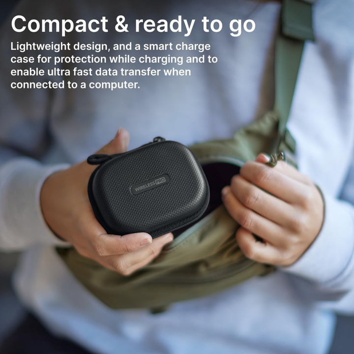 RØDE Wireless PRO Kompakt-Funkstrecken-Set mit Timecode, 32-Bit Float On-Board-Aufnahme, 2 Lavalier-