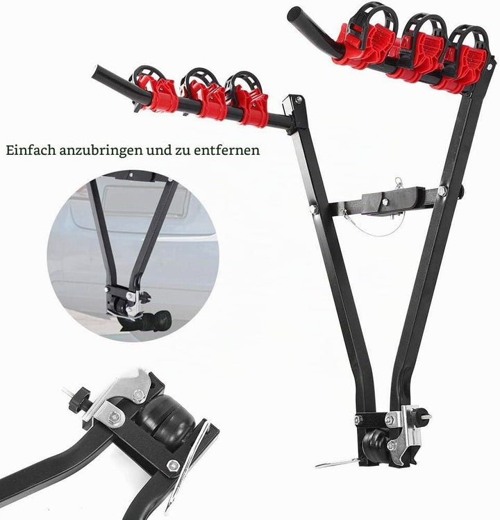 Keenso 3601 Stahl Auto Fahrradträger Auto Auto Fahrrad Heck Anhängerkupplung Aufhänger Van Rack Zube