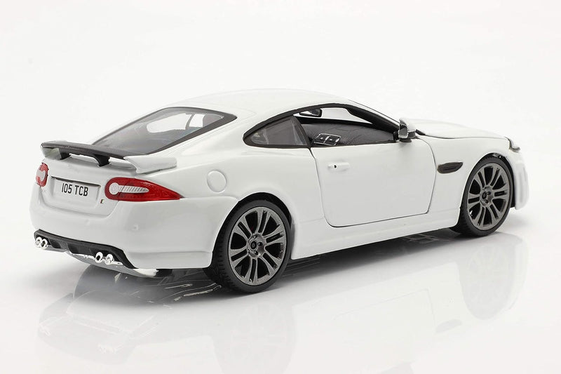 Bburago Jaguar XKR-S: Modellauto im Massstab 1:24, Türen und Motorhaube zum Öffnen, lenkbar, 19 cm,