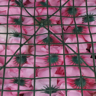 BJTDLLX 12 Stück Künstliche Blumenwand Kunstblumen Panel Rosenwand Seidenblumen DIY Deko Hintergrund