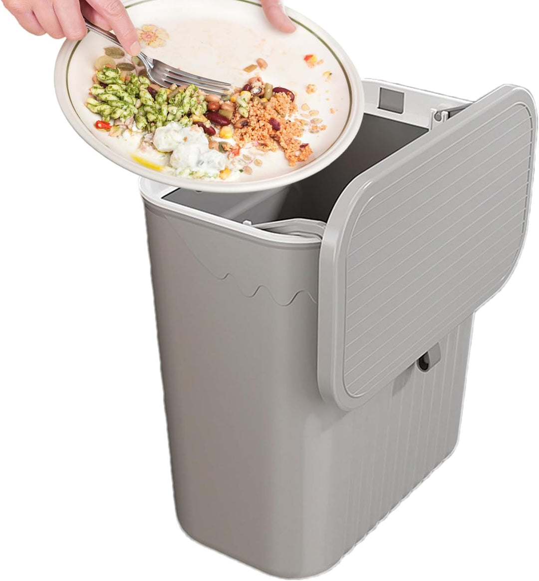 Arbeitsplatte Mülleimer 27 X 13 X 29 Cm Komposteimer Für Küche Hängender Mülleimer Biomülleimer Häng