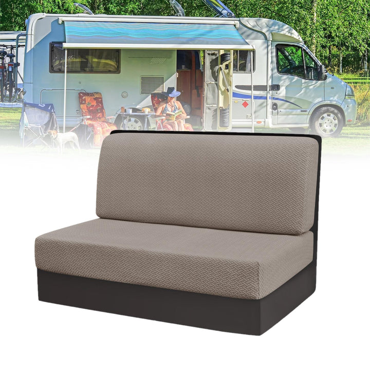 Wohnmobil Sitzbezüge, 2 Stück (1 Set) Stretch Wohnwagen Sitzpolster Bezüge Jacquard RV-Sitzbezüge St