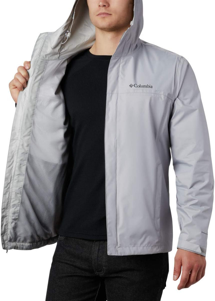 Columbia Herren Watertight Ii Front-Zip Hooded Rain Jacket Regenjacke S Columbia Grau, S Columbia Gr