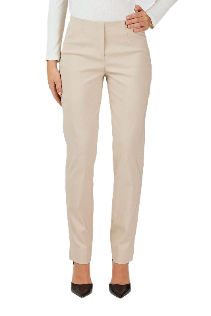 Robell Style Marie - Stoffhose Damen high Waist - Damenhose Power Stretch - Bengaline Stoff Hose mit