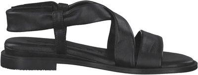 Tamaris Damen Sandaletten, Frauen Sandalen,TOUCHit-Fussbett 36 EU Schwarz, 36 EU Schwarz