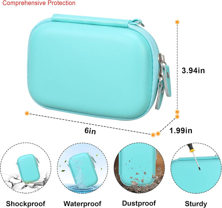 Elonbo Tragetasche für Liene 2x3 Fotodrucker, Tragbarer Instant-Drucker Reisehalter, Mini-Bild-Druck