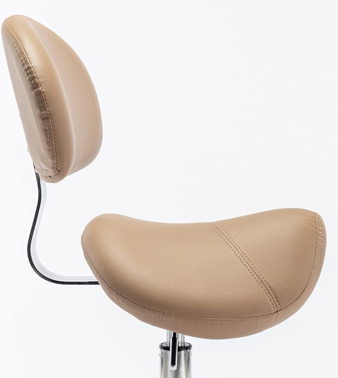 Sattelhocker MULY BIGBACK Lehne, Sitzhöhe bis ca. 74cm, Braun | 1stuff-Markenqualität, Fachhändler a